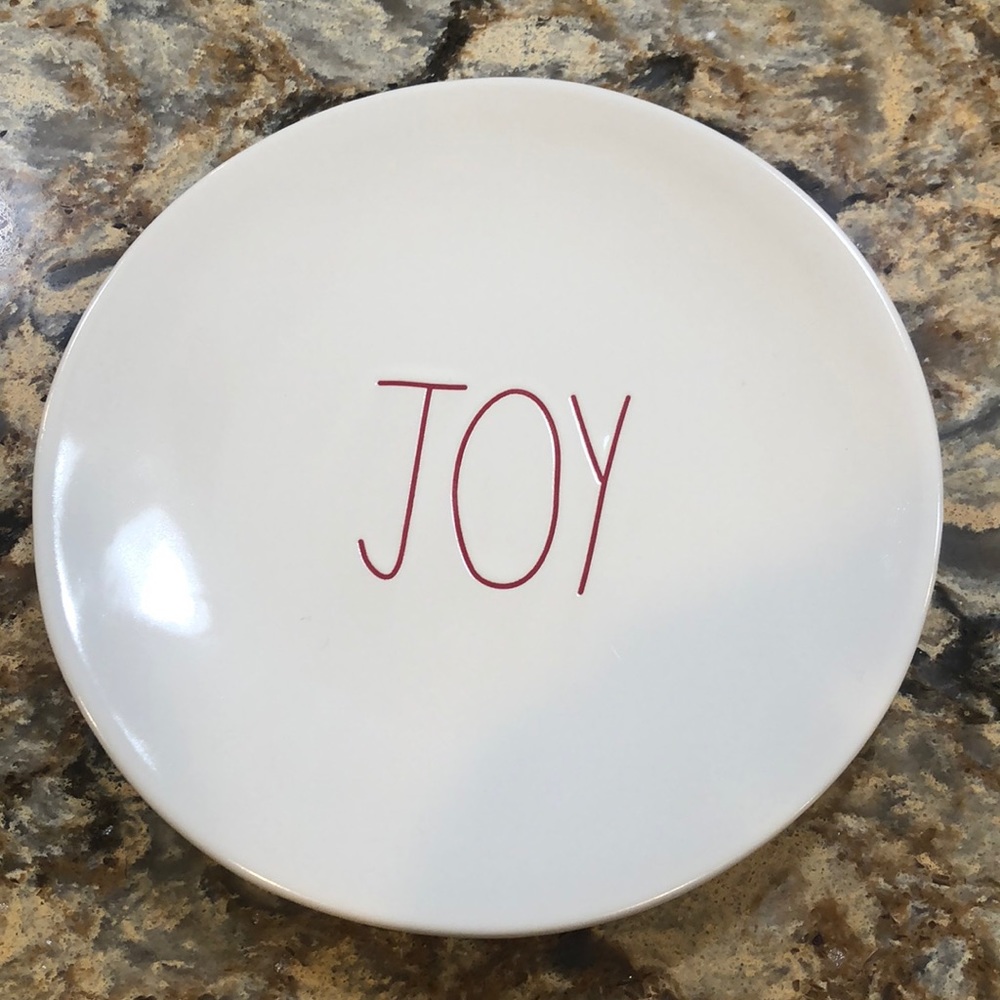 Rae Dunn JOY plate